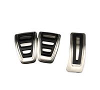 couvre-pédale frein Compatible avec pour A6 A7 2010-2020 Auto Gaz Pédale De Frein Protection Pads Cover.(MT 3pcs For LHD)