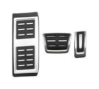 couvre-pédale frein Compatible avec Seat pour Leon MK3 2013-2019 Pédale de voiture Accélérateur Frein Repose-pédale Couvre-pédale(AT with Rest 2)