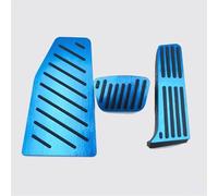 couvre-pédale frein Compatible avec Toyota pour RAV4 2019-2024 Accessoire Accélérateur Frein Pédale antidérapante Pièces automobiles(Blue 3pcs)