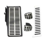 couvre-pédale frein Compatible avec VW pour J&etta MK6 2012-2017 Coussinets de pédale d'accélérateur Couvre-pédale de repose-pied mort(MT with Rest)