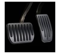 couvre pédale frein pédale d'embrayage Pour Tesla Pour Model 3 Y 2021 2022 2023 2024 2025 Pédales Frein Accélérateur Alliage Aluminium(Black Color)