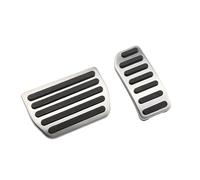 Couvre Pédale Frein Pour Volvo S60 Pour S60L V60 Pour XC60 Pour XC70 Pédale Repose-pieds Acier Inoxydable Pédale Gaz Frein Couvercle Antidérapant AT MT Couvre Pédale Embrayage(AT pedal)