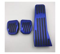 Couvre-pédale Housse Pédale Rechange Pour Mazda3 Pour Axela BP MX-30 Pour CX-30 CX-50 CX-60 CX-70 CX-80 CX-90 Repose-pieds Frein À Gaz Décoratif Pédales Frein Couverture(MT 3piece BLUE)