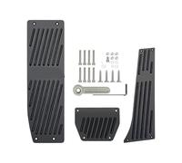 Couvre-pédale Pour BMW Pour Série 3,5 Pour E39/E46/E87/E90/E92 E93 M3 M5 X1 X5 X3 Z3 Repose-pieds voiture Pédale frein à gaz Plaquettes Couvre Voiture Recouvrement Repose-Pieds(Punch (AT) black)