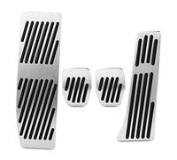 Couvre Pedale Pour BMW Série 3 5 E30 E32 E34 E36 E38 E39 E46 E87 Pour X5 Pour X3 Z3 Repose-pieds Frein À Carburant Plaquettes Pédale Gaz Couvre Voiture Pédale d'Accélérateur Couvre(No Drill 4pieces Fo