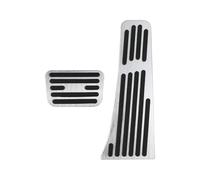 Couvre-pédale Pour BYD Pour Seal U Pour Sealion 6 2024 Pédale D'accélérateur Gaz Frein Couvre Pédales Automatique Pédale Pad Protecteur Pédales Frein Couverture(Argent)