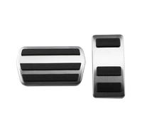 Couvre-pédale pour Focus 2019-2022 pour Edge For Lincoln For Aviator Car Pedals Pads AT Gas Brake Pedal Cover Stainless Steel Parts Brake Foot Pedals (AT) (AT)