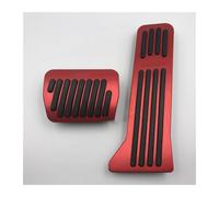 Couvre-pédale Pour Mazda 2 3 Pour Atenza Pour Axela BL BM 6 GH GJ Pour CX-5 CX3 CX7 CX9 : Modification Pédale D'accélérateur Repose-pieds. Pédales Frein Couverture(AT 2piece RED)