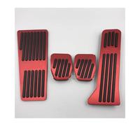 Couvre-pédale Pour Mazda 2 3 Pour Atenza Pour Axela BL BM 6 GH GJ Pour CX-5 CX3 CX7 CX9 : Modification Pédale D'accélérateur Repose-pieds. Pédales Frein Couverture(RHD MT 4piece RED)