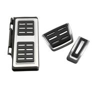 Couvre Pedale Pour Seat,pour Tarraco,pour Ibiza,pour LEON,pour Arona,pour Ateca 2018 - 2021 Couvercle Pédales Frein À Gaz Acier Inoxydable Repose-pieds Voiture Pedals Protection Cover(AT With Rest)