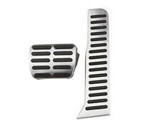 Couvre-pédale Pour Skoda Pour Superb En Acier Inoxydable Accessoires De Voiture LHD Pédales Accélérateur Frein Repose-pied Couvre-pédale Voiture Recouvrement Repose-Pieds(2Pc AT)