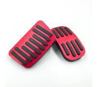 Couvre-Pédale Pour Toyota Corolla E210 12th 2019-2022 Accessoires Aluminium Voiture Accélérateur Repose-pieds Pédales Plaque Couverture De Pédale Frein(AT 2pcs Red)