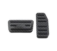 Couvre Pédale pour Vezel pour HRV HR-V 2016-2022 pour Fit Jazz 2011-2019 pour City 2015-2019 Housse Voiture Fibre Carbone at Pédales Automatiques 2 Pièces Couvercle Pédale d'embrayage