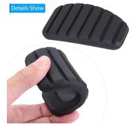 Couvre-pédale - VINGVO - Caoutchouc - Noir - Compatible Renault Clio, Scenic, Laguna, Kangoo, Espace, Modus