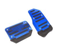 Couvre-pédales Automatiques 2 Pièces,Couvercle de Pédale de Frein a Gaz en Alliage D'aluminium avec Vis pour la Plupart des Véhicules a Transmission Automatique