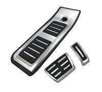 Couvre-pédales de Frein à gaz Pour A6 C8 Pour 4K 2019-2023 2024 LHD Acier Inoxydable, Repose-pieds Frein À Carburant Automatique, Couvercle Pédale(3pc)