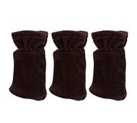 Couvre-pédales de piano universels Pleuche lot de 3 manchons de protection durables anti-poussière de qualité supérieure pour pédales de piano bleu café 12x11x1 cm (Coffee)
