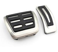 Couvre-pédales de voiture Coussinets de pédales de voiture RHD, repose-pieds de voiture pour 2008-2015, kit de couvre-pédales de frein à essence