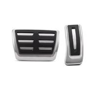 Couvre-pédales de voiture en acier inoxydable pour VW Crafter For MAN TGE pour Torsus pour Terrastorm 2018 ~ 2025 - Repose-pieds de frein à gaz (3 pièces MT) (2 pièces AT)