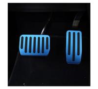 Couvre-pédales de voiture, repose-pédale de frein, tapis de pédale, housse pour Tesla Model 3 Y Accelerator Gas Fuel Model Y Accessoires (couleur : W) (bleu)