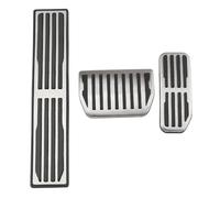 Couvre-pédales En Acier Inoxydable Pour Jaguar XE XF E-Pace F Pour Pace Pour Range Rover Pour Velar 2016 2017 2018 2019 Conduite À Gauche HGNMPGVVTZ(AT WITH REST PEDAL)