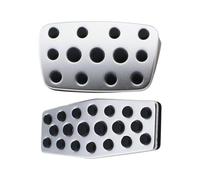 Couvre-pédales - Ensemble de pédales de transmission en d'aluminium, couvercle d'accélérateur de frein automobile, patins de pédale de conduite antidérapants, protecteur de pédale de véhicule