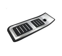 Couvre pédales Frein à gaz Pour A6 C8 Pour 4K 2019-2023 2024 LHD Acier Inoxydable, Repose-pieds Frein À Carburant Automatique, Couvercle Pédale(1pc)