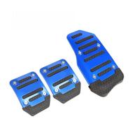 Couvre-pédales Universel en Aluminium pour Transmission Automatique, kit de pédales de Frein, d'accélérateur et de gaz, Rouge, Bleu, Argent, antidérapant, Outils