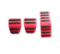 Couvre Pédales Voiture pour Chery pour Tiggo 7 8 2 3X 4 pour Pro pour Max pour Plus 2017-2021-2023 Housse Pédale D'accélérateur Frein Antidérapante(3PC MT Red)