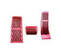 Couvre Pédales Voiture pour Mazda 3 BP CX30 CX50 CX60 MX30 2019-2025 Housse Pédales D'accélérateur Frein(at 3pcs Red)