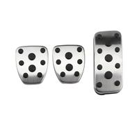 Couvre Pédales Voiture pour pour XV 2012-2017 Housse Repose-pédale D'accélérateur Frein(3Pcs MT)