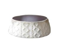 Couvre-pied de sapin de Noël - Décoration saisonnière tricotée - Jupe de sapin de Noël rustique pour décoration de maison, propriétaires de maison, architectes d'intérieur, propriétaires de chiens