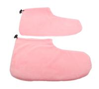Couvre-pieds Chauffant à Cire de Paraffine en Coton Peluche | Bandes Élastiques, Conservation de Chaleur et Humidité, pour Soins Spa à Domicile, Pieds Cirés