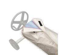 Couvre-piscine couvercle de la piscine Bouette solaire Cover de protection solaire Couvercle de protection à rouleaux solaires Couvercle de couverture solaire 16 pieds
