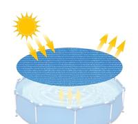 Couvre-Piscine Solaire Rond, Couvercle de Piscine Thermique, couvercles de Bulles, couvercles de Chauffage des piscines, étanche réutilisable, Protecteur pour Les piscines extérieures