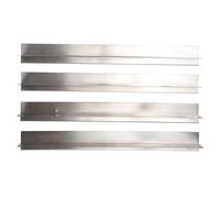 Couvre-poêle Cover en acier inoxydable résistant à la chaleur Easy Clean Volydold Versatile Gat Guard Publier pour les poêles à gaz à induction Cookers Ivènes 4pcs