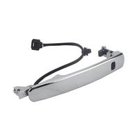 Couvre poignée de porte Compatible Avec Nissan Pour Rogue 2008 2009 2010 2011 2012 2013 80640CZ31A Poignée Porte Extérieure Voiture Avec Trou Serrure Avant Gauche