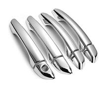 Couvre-poignée de Porte extérieure de Voiture pour Hyundai, Solaris 2017 2018 2019 2020 Nouveau Chrome Poignée de Porte de Voiture Couverture Garniture Autocollant Superposition poignée de Porte