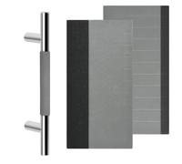Couvre-poignée de porte pour porte commerciale, poignées de porte d'entrée, poignées de porte verticales extérieures, fini les poignées de porte chaudes, parfait pour la porte d'affaires qui fait face