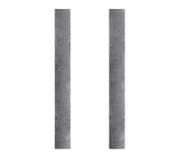 Couvre-poignée de porte réfrigérateur en velours, 2 pièces, appareil cuisine, poignée four antidérapante, protecteur, décorations maison Housse de Poignée de Réfrigérateur(Grey)