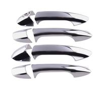 couvre poignée ext Compatible Avec Benz Pour BCE GLK ML Pour CLA W246 W204 W212 X204 W166 W117 LHD Kit Capuchon Garniture Poignée Porte Extérieure Argent Chrome