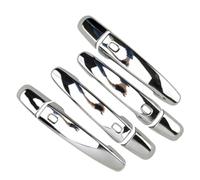 couvre poignée ext Compatible Avec GMC Pour Acadia 2017-2022 Pour Terrain 2018-2022 1 Ensemble Chrome Argent ABS Poignée Porte Voiture Couvercle Garniture Capuchon Décor