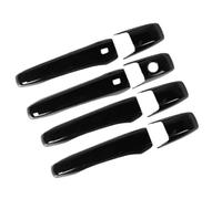 Couvre Poignée Porte Compatible Avec Chrysler Pour Berline 300 2011-2019 2020 2021 2022 ABS Noir 1 Ensemble Garniture Poignée Porte Extérieure Voiture Avec Entrée Sans Clé Intelligente