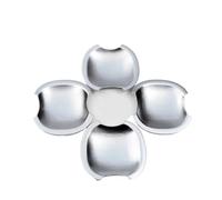 Couvre poignée porte Compatible Avec Nissan Pour Navara Pour Frontier Pour D40 2005-2013 Voiture Chrome Poignée Housse Garnitures Porte Cuve Cadre Autocollant Accessoires(Bowl Silver)