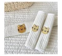 Couvre-poignée pour poussette Housse de protection for guidon poussette avec broderie animal mignon, anti-morsure for les épaules, accessoire résistant à l'eau for la barre maintien avant(Color 7)