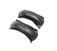 Couvre-poignée pour poussette Housse en cuir PU for poignée de poussette, étui protection for barre poussée avec fermeture éclair(Black)