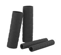 Couvre-poignées de guidon de moto,couvre-levier de moto - Couvre-levier de frein en caoutchouc antidérapant - Housse de guidon absorbant les chocs, facile à installer, housse de protection pour poigné
