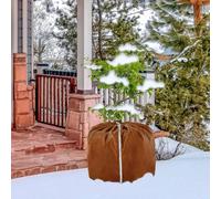 Couvre-pots de fleurs d'hiver - Thermiques réutilisables, imperméables et résistants au gel pour temps froid, enveloppement robuste pour jardinage | Accessoire d'extérieur pour jardinier, propriétaire