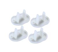 Couvre-prises de Sécurité, 50 Pièces, ABS Blanc, Rotation 90° | Prises Électriques et Multiprises, Usage Maison Cuisine, Réduit le Risque de Choc, Garde les Ouvertures Fermées