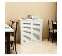 Couvre Radiateur Design Étagère Radiateurs Mural Couverture Radiateur Meuble Rangement Design Traditionnel Cache-radiateur À Lattes Anti-Inclinaison (19.69x31.50x5.91in)